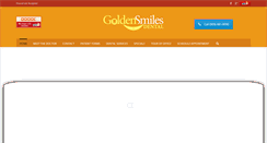 Desktop Screenshot of goldensmilesdental.com